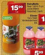 Dairy Belle Real 100% Fruit Juice Blend Assorted-1.5l