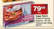 Cape Point Queen Prawns-800g