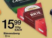 Simonsberg Brie-125g Each 
