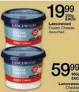 Lancewood Cream Cheese Assorted-230g Each