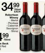 Robertson Winery Pinotage-750ml Each