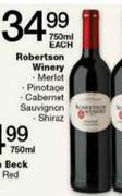 Robertson Winery Merlot-750ml Each