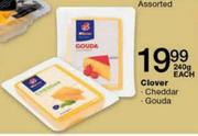 Clover Cheddar/Gouda-240gm Each