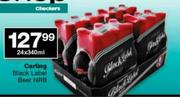 Carling Black Label Beer NRB-24x340ml
