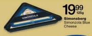 Simonsberg Simonzola Blue Cheese-125gm Each