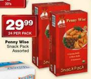 Penny Wise Snacks Pack Assorted-24's Per Pack