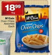 Mccain Oven Chips Assorted-1kg 