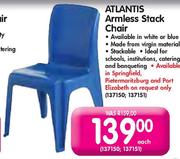 Atlantis Armless Stack Chair-Each