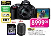 Nikon D5100 DSLR Bundle 300mm