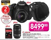 Canon 600D Twin Lens Bundle 250mm