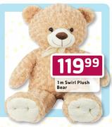 Swirl Plush Bear-1m