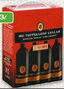 Du Toitskloof Cellar Cabernet Sauvignon/Shiraz-3Ltr.