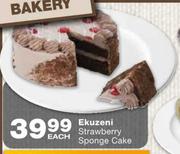 Ekuzeni Strawberry Sponge Cake