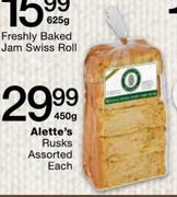 Alette's Rusks Assorted-450Gm