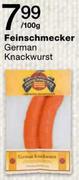 Feinschmecker German Knackwurst-100Gm