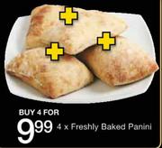 Freshly Baked Panini-4's