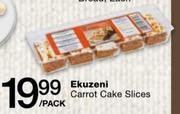Ekuzeni Carrot Cake Slices