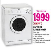 Defy White Tumble Dryer-5kg(DTD252)