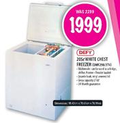 Defy White Chest Freezer-205Ltr(DMF290/374)