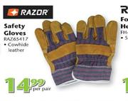 Razor Safety Gloves-Per Pair