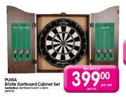 Puma Bristle Dartboard Cabinet Set Per Set