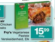 Fry's Vegetariese Pasteie Verskeidenheid-350g Elk
