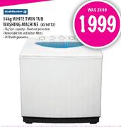 Kelvinator White Twin Tub Washing Machine-14 Kg
