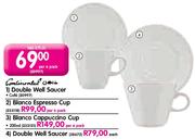 Blanco Espresso Cup-Per 6 Pack