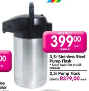 Stainless Steel Pump Flask-3.5l