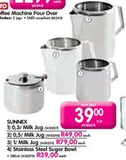 Sunnex Milk Jug-1l Each