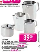 Sunnex Milk Jug-0.5l Each