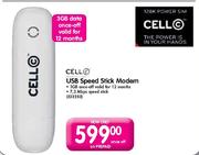 Cell C USB Speed Stick Modem-3GB