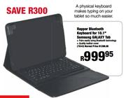 Rapper Bluetooth Keyboard For 10.1" Samsung Galaxy Tab