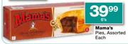 Mama's Pies Assorted-6's Each