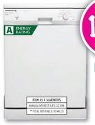 Kelvinator 12 Place White Dishwasher