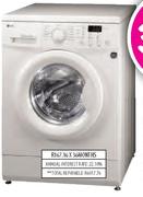 LG White Direct Drive Front Load Washing Machine-6kg
