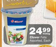 Clover Feta Assorted-400g Each