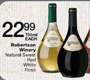 Robertson Winery Natural Sweet Red-750ml Each
