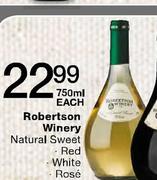 Robertson Winery Natural Sweet White-750ml Each