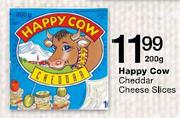 Happy Cow Cheddar Cheese Slices-200g