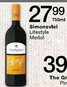 Simonsvlei Lifestyle Merlot-750ml