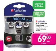 Verbatim 8GB Audio USB Flash Drive
