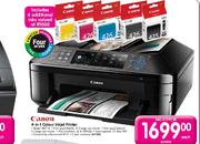 Canon 4-in-1 Colour Inkjet Printer (MX714) + 4 Additional Inks