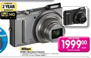 Nikon Ultra Zoom Camera S9100-Each