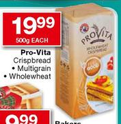 Pro-Vita Crispbread Multigrain & Wholewheat-500 Each