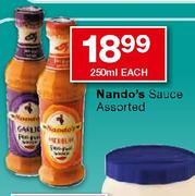 Nando's Sauce Assorted-250ml Each