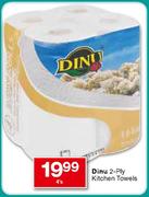 Dinu 2-Ply Kitchen Towels-4's