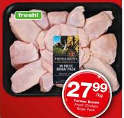 Farmer Brown Fresh Chicken Braai Pack-Per Kg 