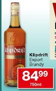 Klipdrift Export Brandy-750ml