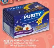 Purity Organic Rooibos & Chamomile Tea For Baby & Toddlers